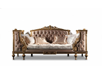 Sofa Dreisitzer Couch Polster Möbel Chesterfield Barock Rokoko Antik Stil Neu