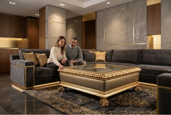 Couchtisch Design Möbel Stil Barock Holz Italienische Tisch Tische Couchtische