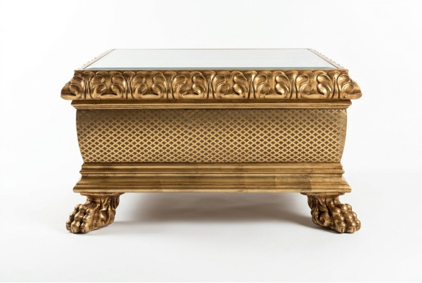 Couchtisch Design Möbel Stil Barock Holz Italienische Tisch Tische Couchtische