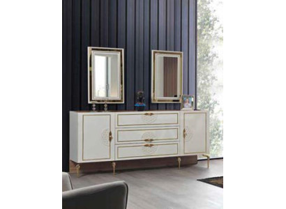 Konsolentisch Spiegel Sideboard xxl Konsole Kommode Sideboards 3tlg