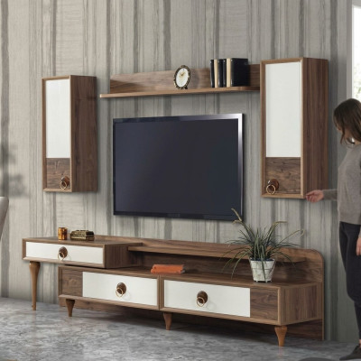 RTV lowboard Wohnzimmer Möbel Sideboard Wandregal Regal tv Schrank