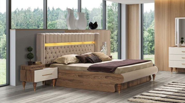 Nachttische Schlafzimmer Beistelltisch Echtholz Tische Italienische