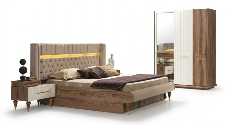 Nachttische Schlafzimmer Beistelltisch Echtholz Tische Italienische