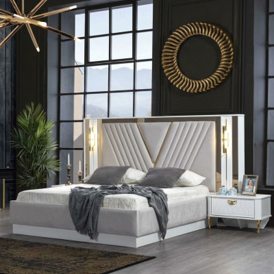 Nachttisch Design Konsole Beistell Schlaf Zimmer Holz Luxus Konsolen