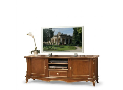 TV Sideboard RTV Wohnzimmer Design Regal Braun Holz Regale Lowboard Italien Neu