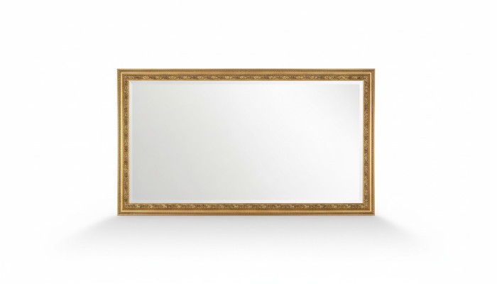 Italienische Klassischer Designer Spiegel Möbel Wandspiegel Holz Gold Möbel Neu