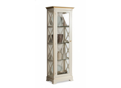 Massive Holz Vitrinen Glas Schrank Echtholz Vitrine Wohnzimmer Möbel Anrichte