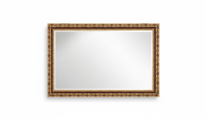 Italienische Klassischer Designer Spiegel Möbel Wandspiegel Holz Gold Möbel Neu