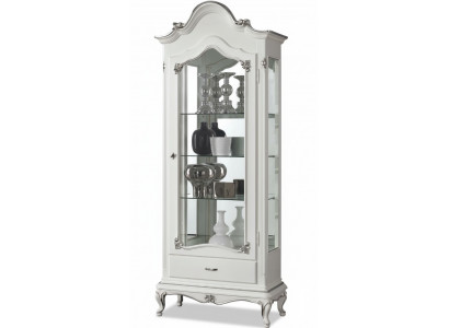 Vitrinen Glas Schrank Italienische Möbel Vitrine Wohnzimmer Anrichte Schränke