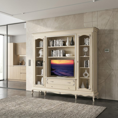 Wohnzimmer Wandregal tv Schrank Schränke Regal Holz Wohnzimmer Möbel Regale Neu