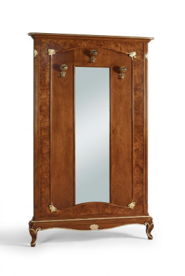 Wand Garderobe Ständer Holz Kleiderständer Italienische Möbel Garderoben Holz
