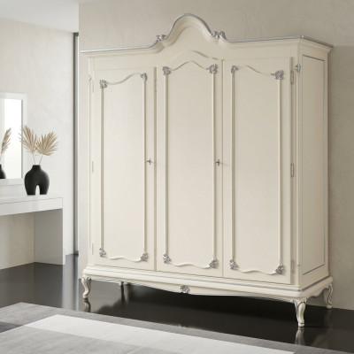 Kleiderschrank Holz Schrank Schlafzimmer Möbel Design Schränke Weiße Italien Neu