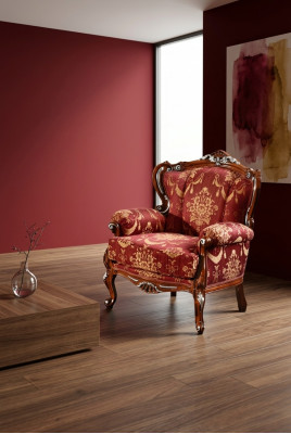Möbel Stühle Art déco Design Sessel Textil Wohnzimmer Lounge Luxus Design Neu