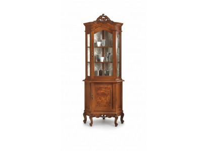 Schränke Holz Vitrinen Glas Schrank Echtholz Vitrine Wohnzimmer Möbel Anrichte