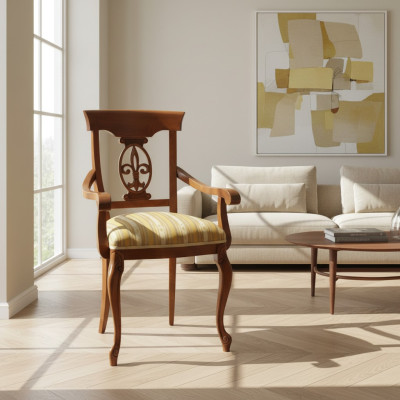 Esszimmerstuhl Luxus Klassische Stühle Holz Design Holzstuhl Italienische Möbel