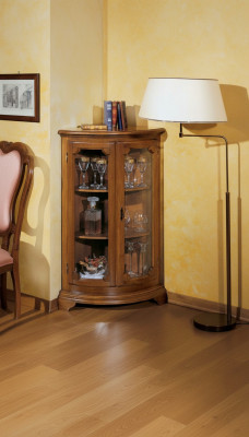 Vitrine Italienische Luxus Möbel Vitrinen Anrichte Schrank Glas Design Schränke