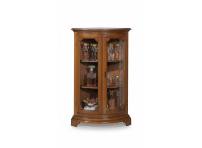 Vitrine Italienische Luxus Möbel Vitrinen Anrichte Schrank Glas Design Schränke