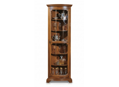 Schränke Holz Vitrinen Glas Schrank Echtholz Vitrine Wohnzimmer Möbel Anrichte