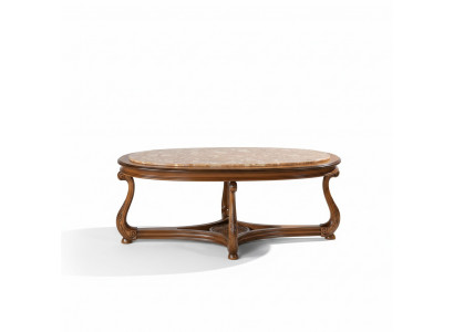 Ovaler Couchtisch Holz Tische Beistelltisch Wohnzimmer Italienische Möbel Tisch