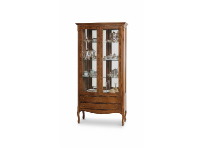 Vitrine Italienische Luxus Möbel Vitrinen Anrichte Schrank Glas Design Schränke