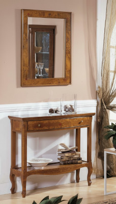 Italienische Möbel 2tlg Set Möbel Stil StileElisa Sideboard Spiegel Holz Konsole