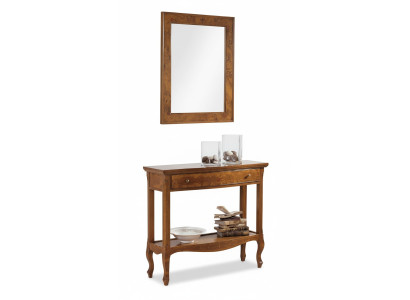 Italienische Möbel 2tlg Set Möbel Stil StileElisa Sideboard Spiegel Holz Konsole