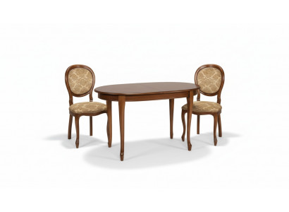 Tisch Set 2x Stuhl Esszimmerstuhl Stuhle Holz Luxus Essgruppe Garnitur 3tlg Neu