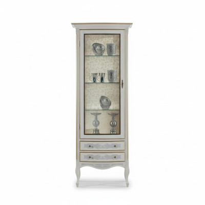 Wohnzimmer rtv Vitrine tv Sideboard Schrank Tisch Vitrinen Holz Möbel Set 3tlg