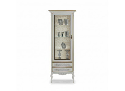 Wohnzimmer rtv Vitrine tv Sideboard Schrank Tisch Vitrinen Holz Möbel Set 3tlg