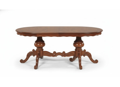 Tisch Ovaler Esstisch Italienische Möbel Esszimmer Tische Holz Braune Tische Neu