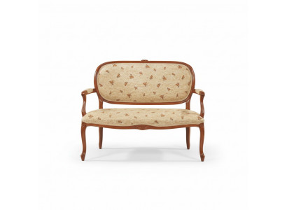 Design Zweisitzer Sofa Luxus Sofas Sofa 2er Couch Textil Italienische Möbel Neu
