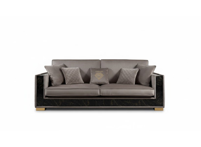 Luxus Sofa 3 Sitzer Modern Design Polster Textil Sofas Sitz Italienische Möbel
