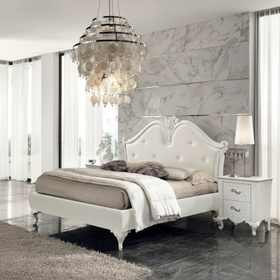 Luxus Bett Klassische Betten Bettgestelle Doppel Modern Doppelbett Modern Weiß