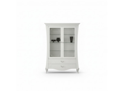 Luxus Schaufenster Vitrine Vitrinen Glas Schrank Stil Italy Modern Design Holz