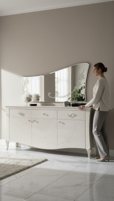 Sideboard Kommode Schrank Side Low Board Möbel Kommoden Designer Schränke Holz