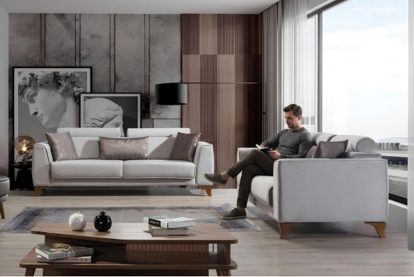 Luxus Sofagarnitur 3+3 Sitzer Garnitur Design Sofas Sofa Couch Polster Design
