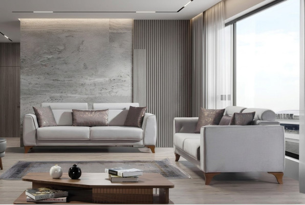 Luxus Sofagarnitur 3+3 Sitzer Garnitur Design Sofas Sofa Couch Polster Design