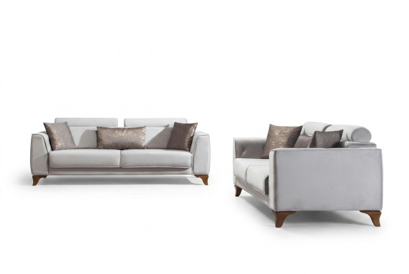 Luxus Sofagarnitur 3+3 Sitzer Garnitur Design Sofas Sofa Couch Polster Design