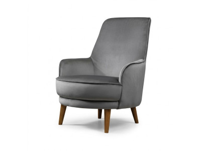 Sessel Sitz Modern Design Wohnzimmer Polster Einsitzer Relax Grau Stil Luxus