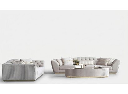 Luxus Sofagarnitur 3+3 Sitzer Garnitur Sofa Sofas Sitz Gruppe Wohnzimmer Couch