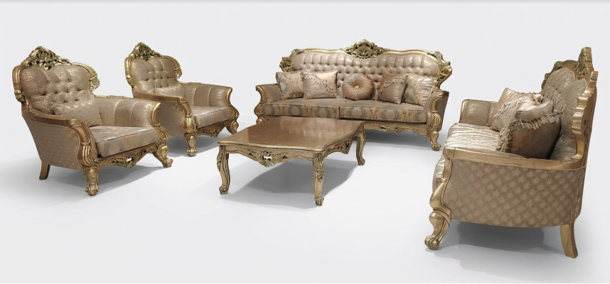 Set 5tlg Sofagarnitur 3+3+1+1 Sitzer Couchtisch Garnitur Sofa Stoff Sofas Couch