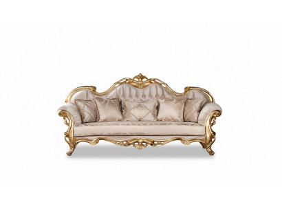 Sitz Dreisitzer Sofa 3 Sitzer Sofa Sofas Couchen Stoff Stil Barock Rokoko Möbel