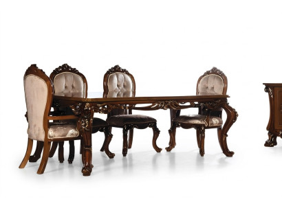 Tisch Esszimmertisch Esstisch Esszimmer Holz Tische Barock Ess Luxus Möbel Neu