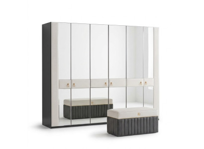 Schlafzimmer Schrank Holz Möbel Italienischer Stil Schränke Kleiderschrank Neu