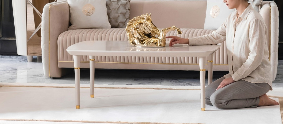 Tische Möbel Tisch Luxus Beistelltisch Holz Modern Couchtisch Design Wohnzimmer