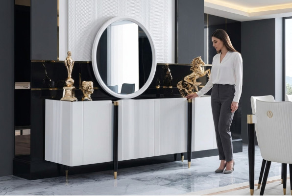 Kommoden Regal Konsole Möbel Sideboard Italienischer Stil Kommode Schrank Luxus