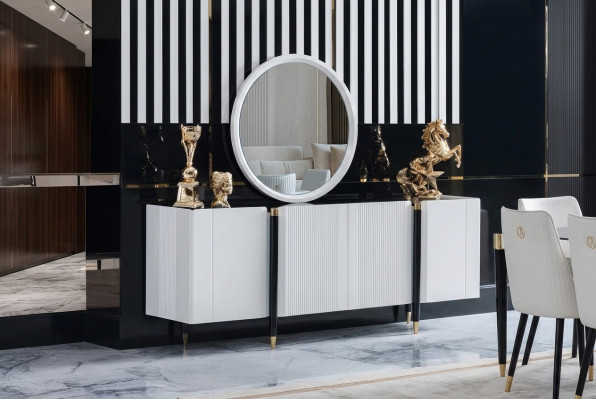 Kommoden Regal Konsole Möbel Sideboard Italienischer Stil Kommode Schrank Luxus