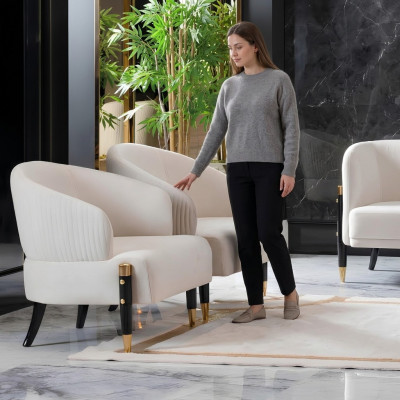 Polster Moderne Einsitzer Designer Grau Relax Neu Wohnzimmer Luxus Sessel Hotel