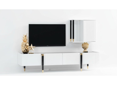 Sideboard Schrank tv Holz Lowboard Kommode Design Möbel Neu Wohnwand rtv Schrank