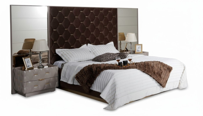 Schlafzimmer Bett Nachttisch Betten Doppel Holz Neu Luxus Set 3tlg.